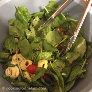 Tortellini Spinach Salad